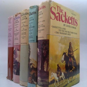 The Sacketts, 5 Volume Set, 18 Titles by Louis L&#39;Amour