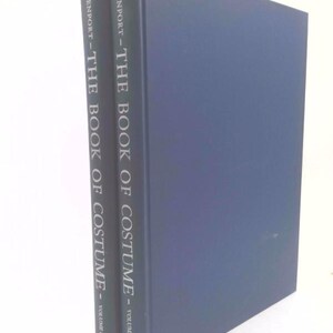 May include: Two blue hardcover books titled "The Book of Costume" by Davenport. The book on the left is Volume I and the book on the right is Volume II.
