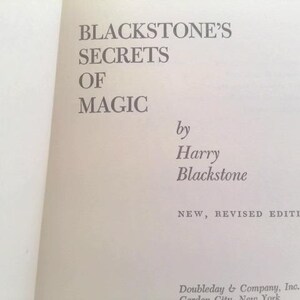 Blackstone's Secrets of Magic by Harry Blackstone bild 2