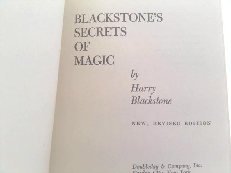 Blackstone's Secrets of Magic by Harry Blackstone bild 2
