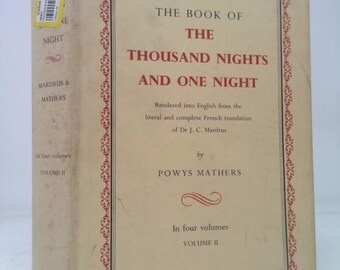 The Book of the Thousand Nights and One Night. Volume 2. by Powys Mathers