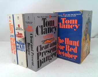Tom Clancy: Clear and Present Danger / Hunt for Red October / Sum of All Fears by Tom Clancy