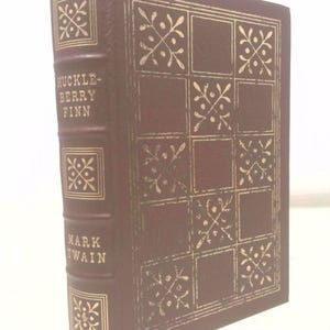 The Adventures of Huckleberry Finn, 1981, Full Leather by Mark Twain