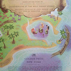 Walt Disney's Peter Pan - a Big Golden Book - From the Motion Picture Peter Pan, Based on the Story by Sir James M. Barrie by Fred Gipson image 3