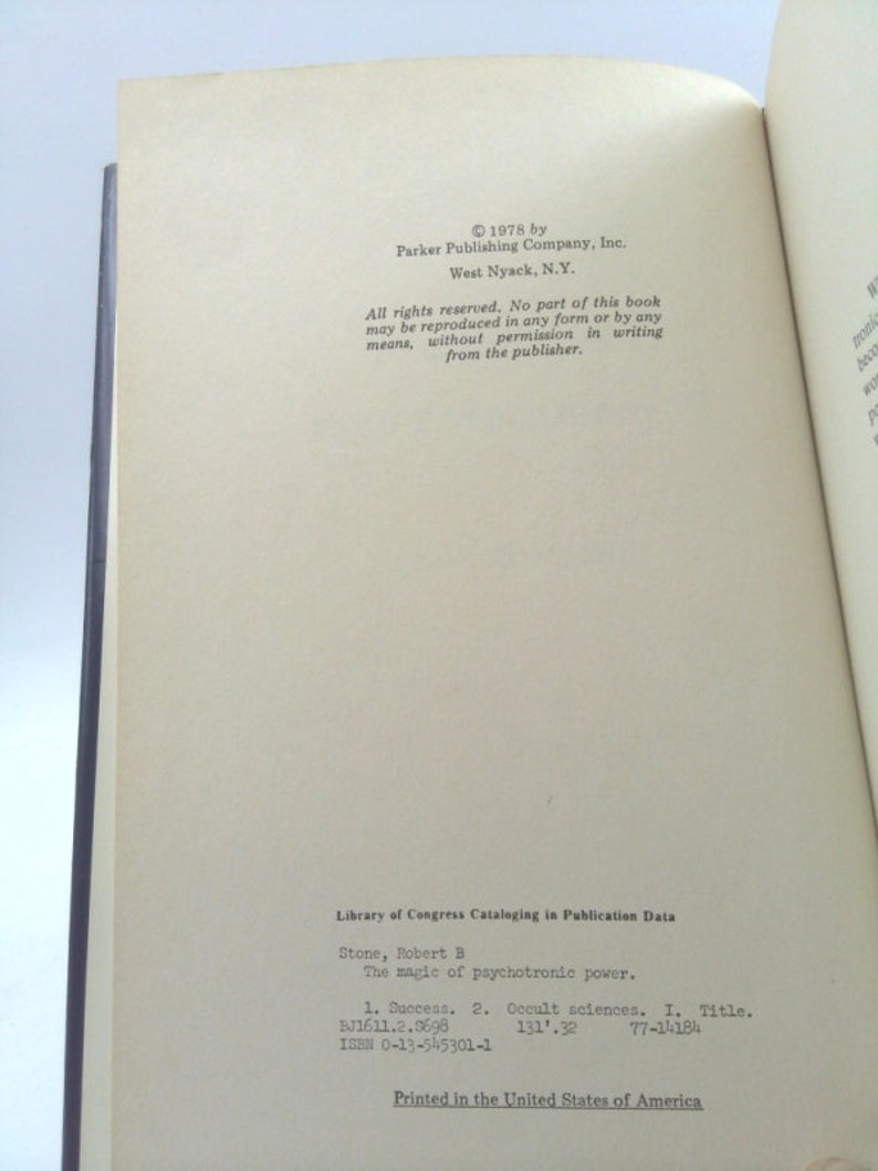 The Magic of Psychotronic Power by Robert B. Stone image 2