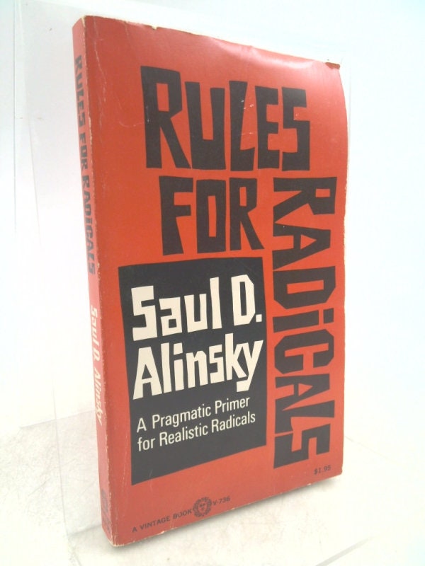 Saul d alinsky rules for radicals 1972 vintage books etsy