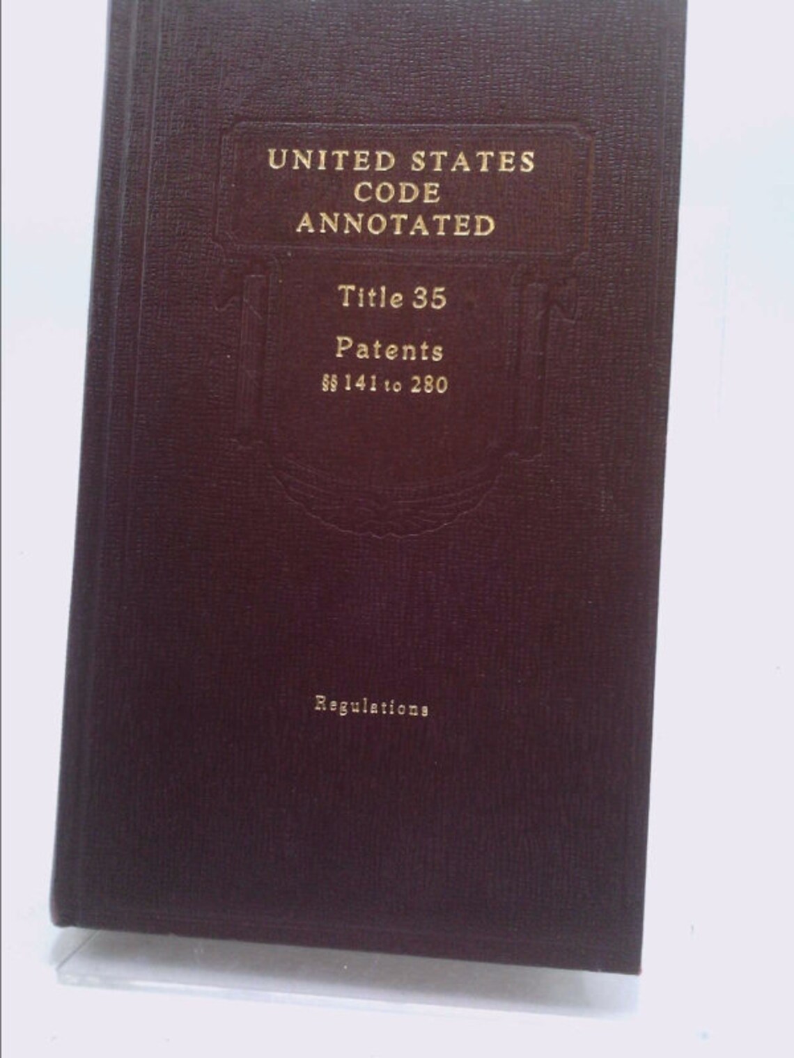United States Code Annotated Title 35 Patents 141 To 280 Etsy