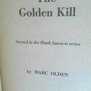 Samurái negro (Un libro de sellos) de Marc Olden imagen 2