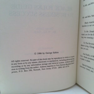 Black Folks Guide to Business Success by George Subira image 6