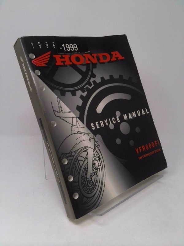 1998-99 Honda Motorcycle Vfr800fi Interceptor Service Manual - Etsy