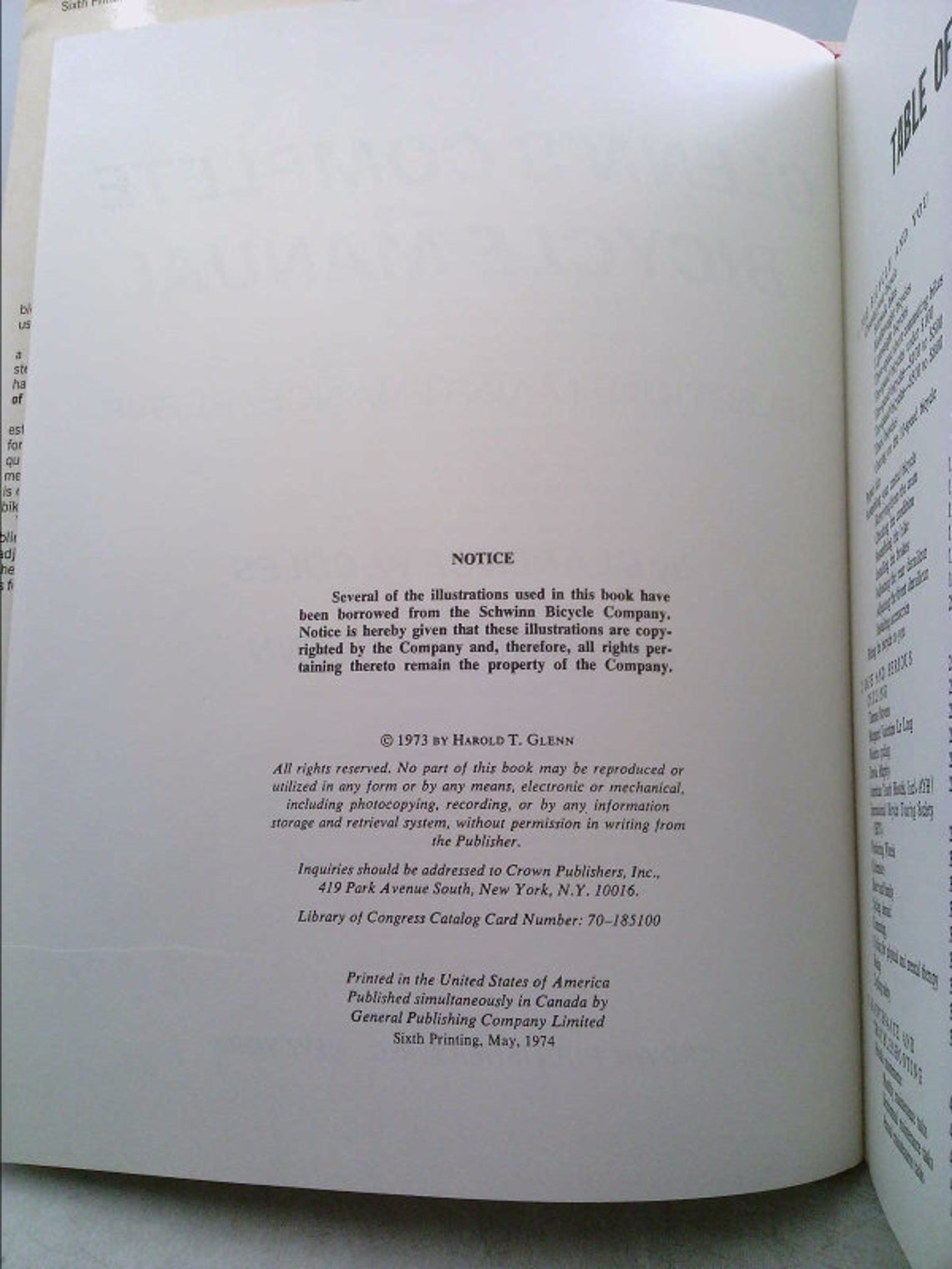 Glenn's Complete Bicycle Manual Selection Maintenance Etsy