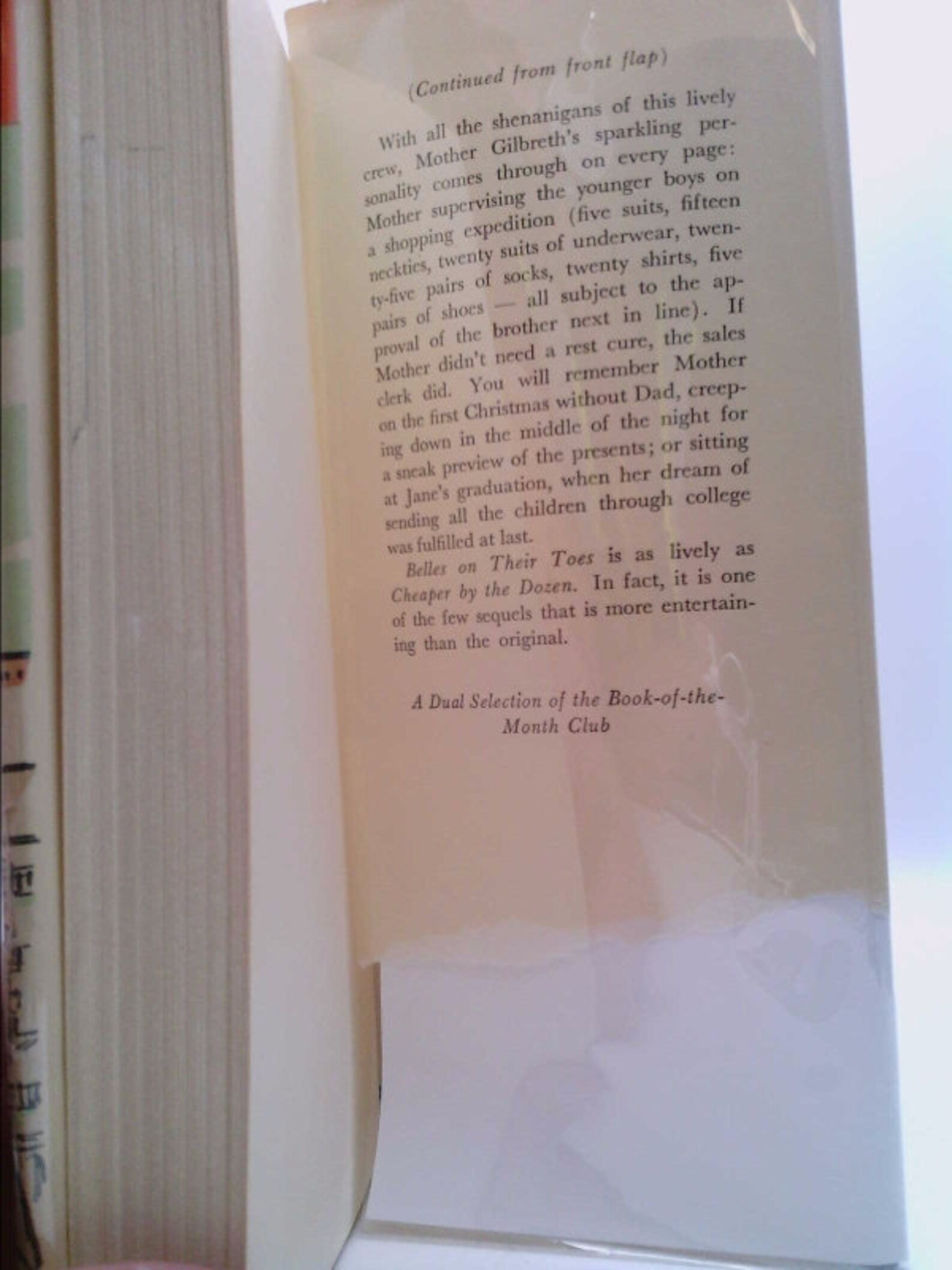 Belles on Their Toes by Frank B. Gilbreth Jr. Etsy