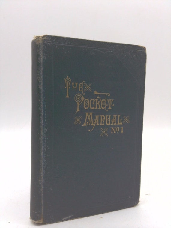The Pocket Manual - Number One by John M. (ed) HERON - Etsy