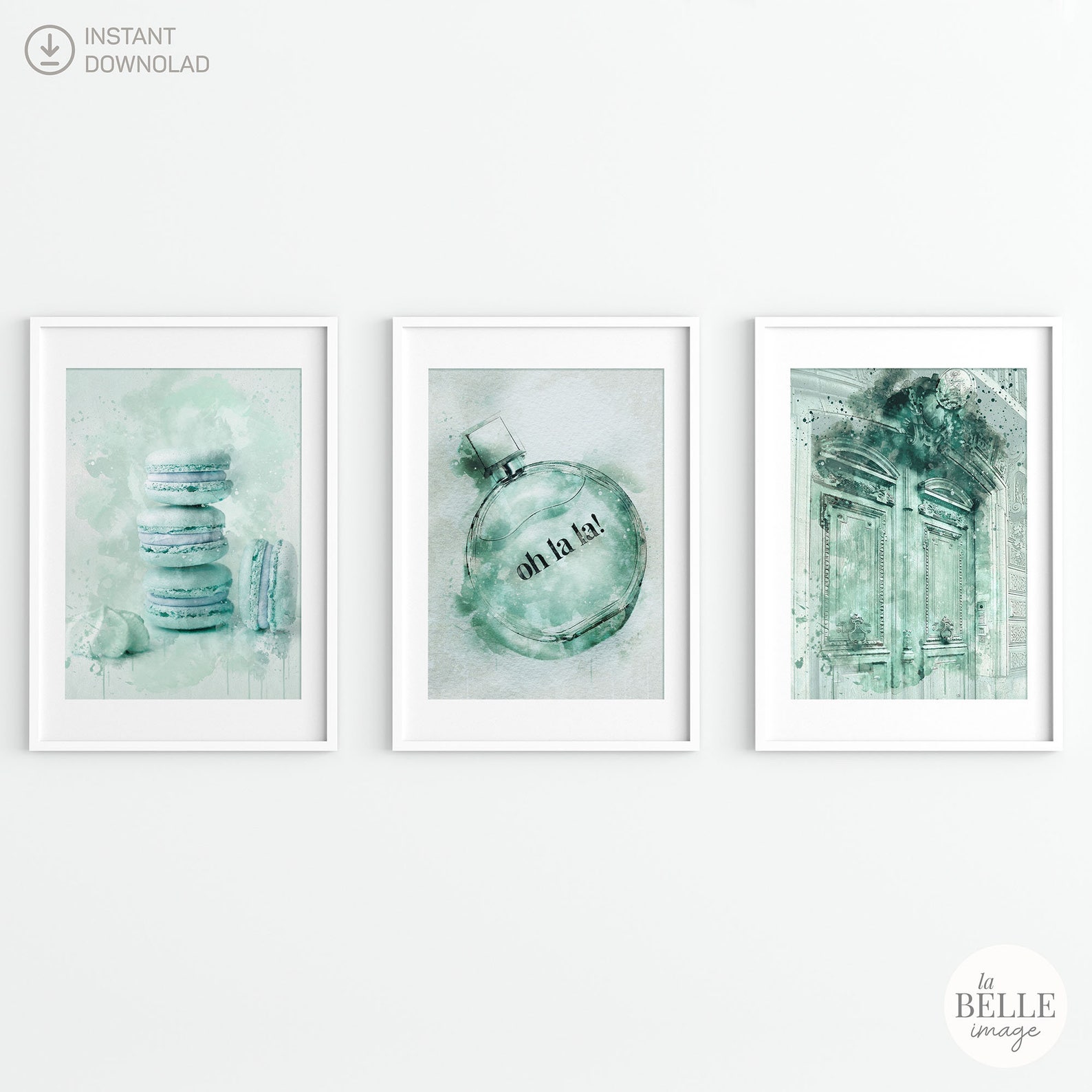 Teal room decor Wall Art Teal Paris Nursery Decor Girls Etsy