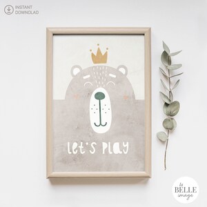 Set of 2 Nursery Printables Nursery Quotes Wall Art Gender | Etsy