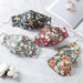 5Pack Floral Cotton Face Masks with Filter, Reusable Washable, Adjustable Nose Wire, Adjustable Ear Loops