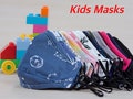 20PC face masks 3-7 Years kids Face mask, with Two Filters, Cotton, Triple layer, Washable, Adjustable Nose Wire, Adjustable Ear Loops