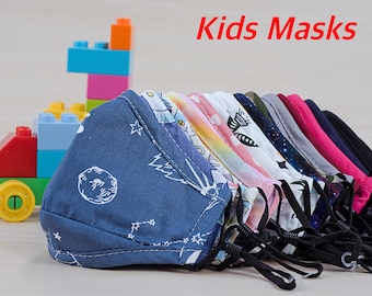 Children Мesks 1PC Outdoor Washable Reusable Printed Christmas Gift Cute Funny for Students with Adjustable Ear Loops Children Мesks 1PC Outdoor Washable Reusable Printed Christmas Gift Cute Funny for Students with Adjustable Ear Loops