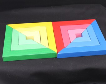 Geometric Rainbow Puzzle