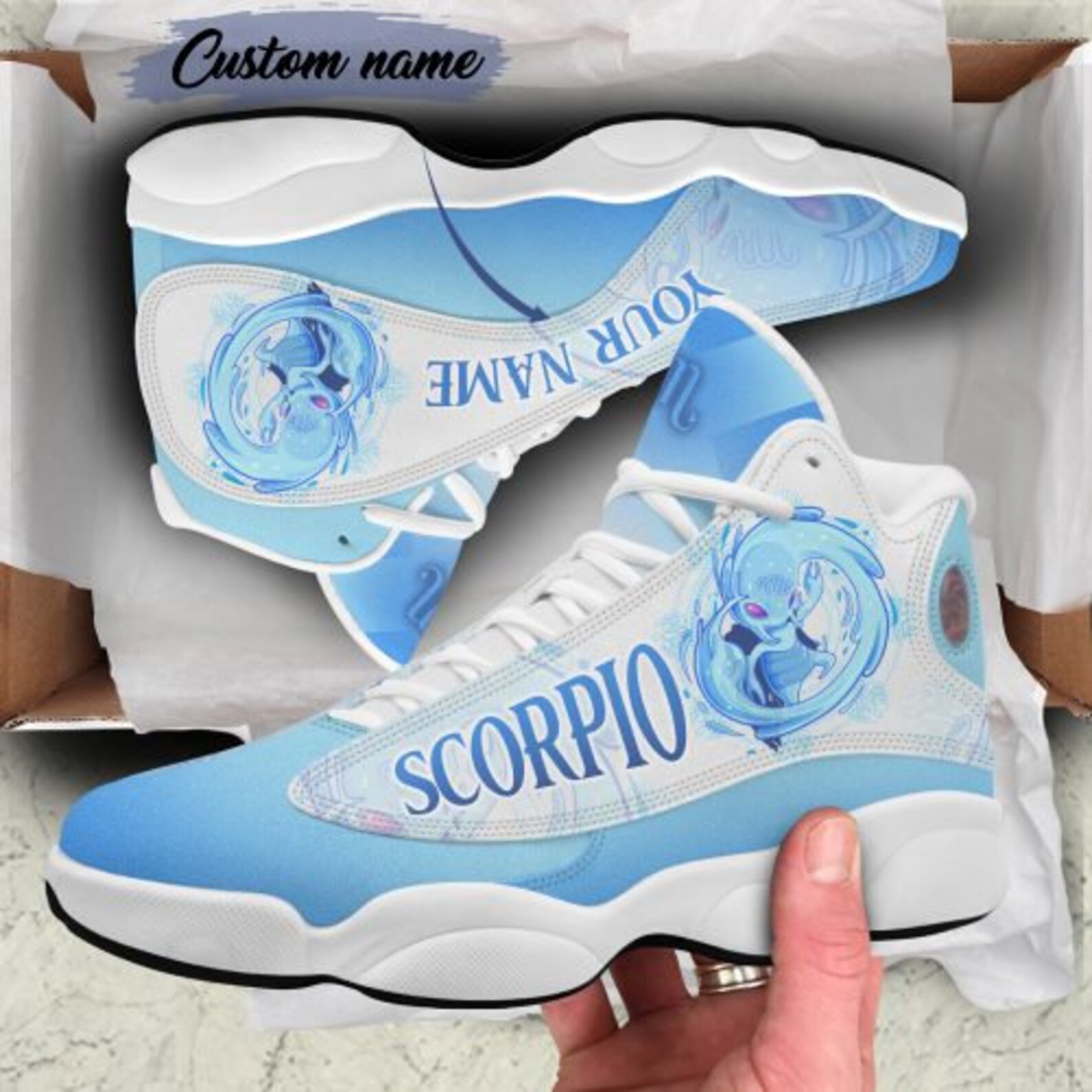 Scorpio Air Jordan 13 Sneakers Zodiac lover Jordan 13 Shoes Etsy