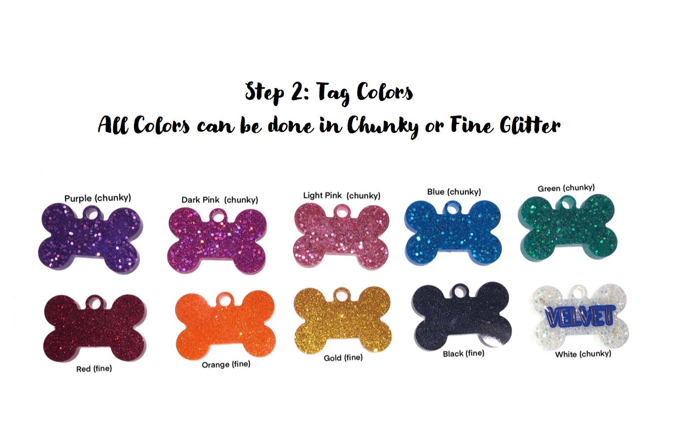 Small 1 Inch Fishshaped Pet Tag for Cats personalized and Custom Resin