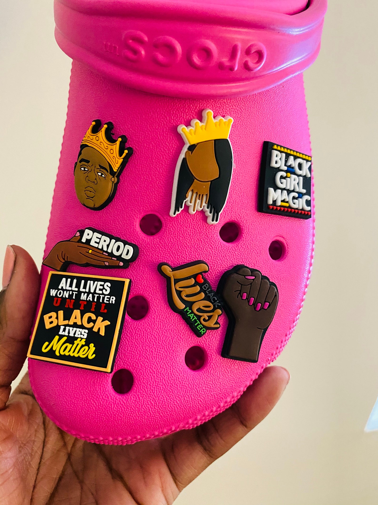 New African American Black Girl Magic Black Lives Matter Croc Etsy