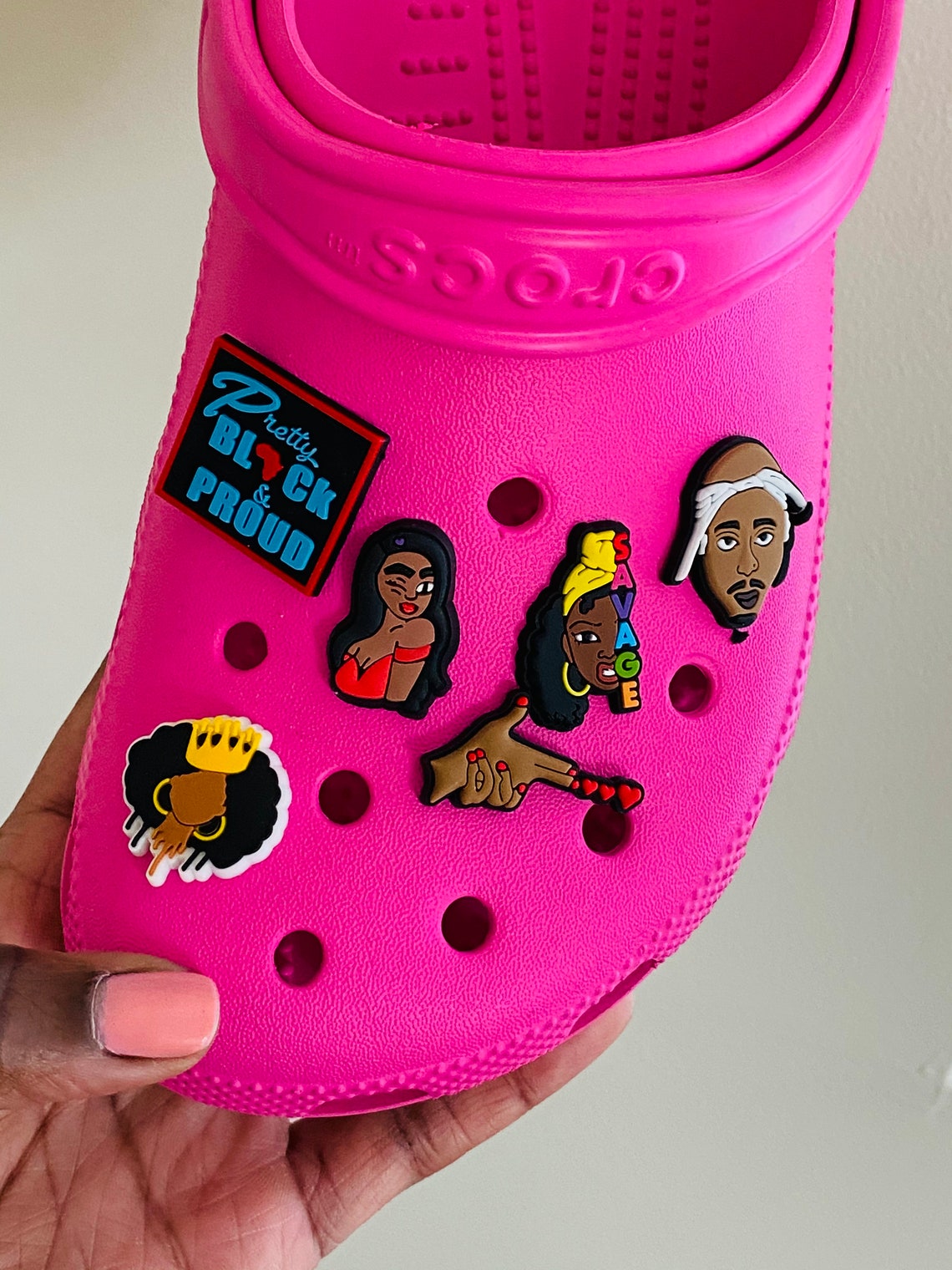 New African American Black Girl Magic Black Lives Matter Croc Etsy