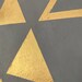 Triangle Modern Art, Geometric Decor, Minimalist Art, Modern Painting