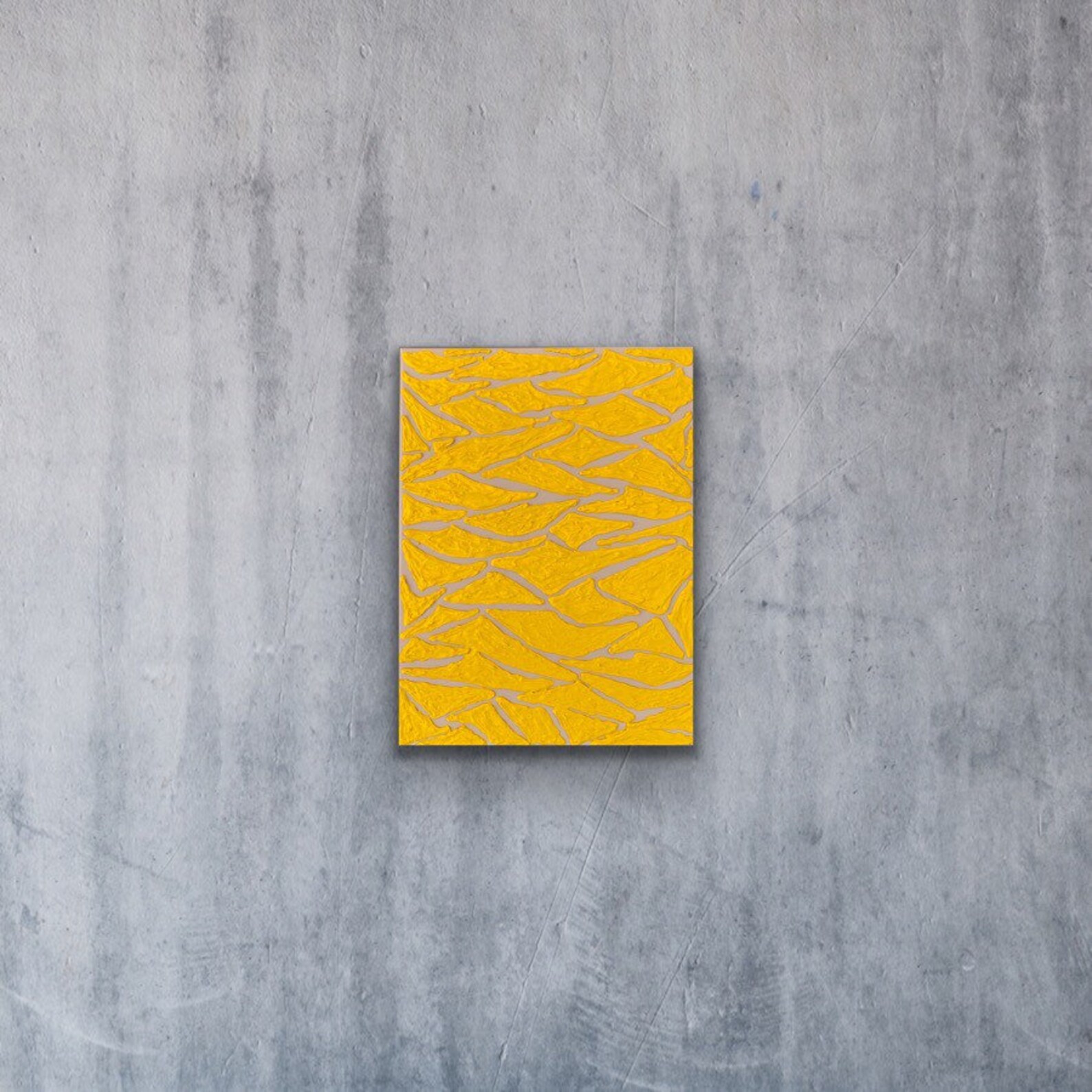 Original Handmade Heavy Texture Painting Minimalist Abstract Painting