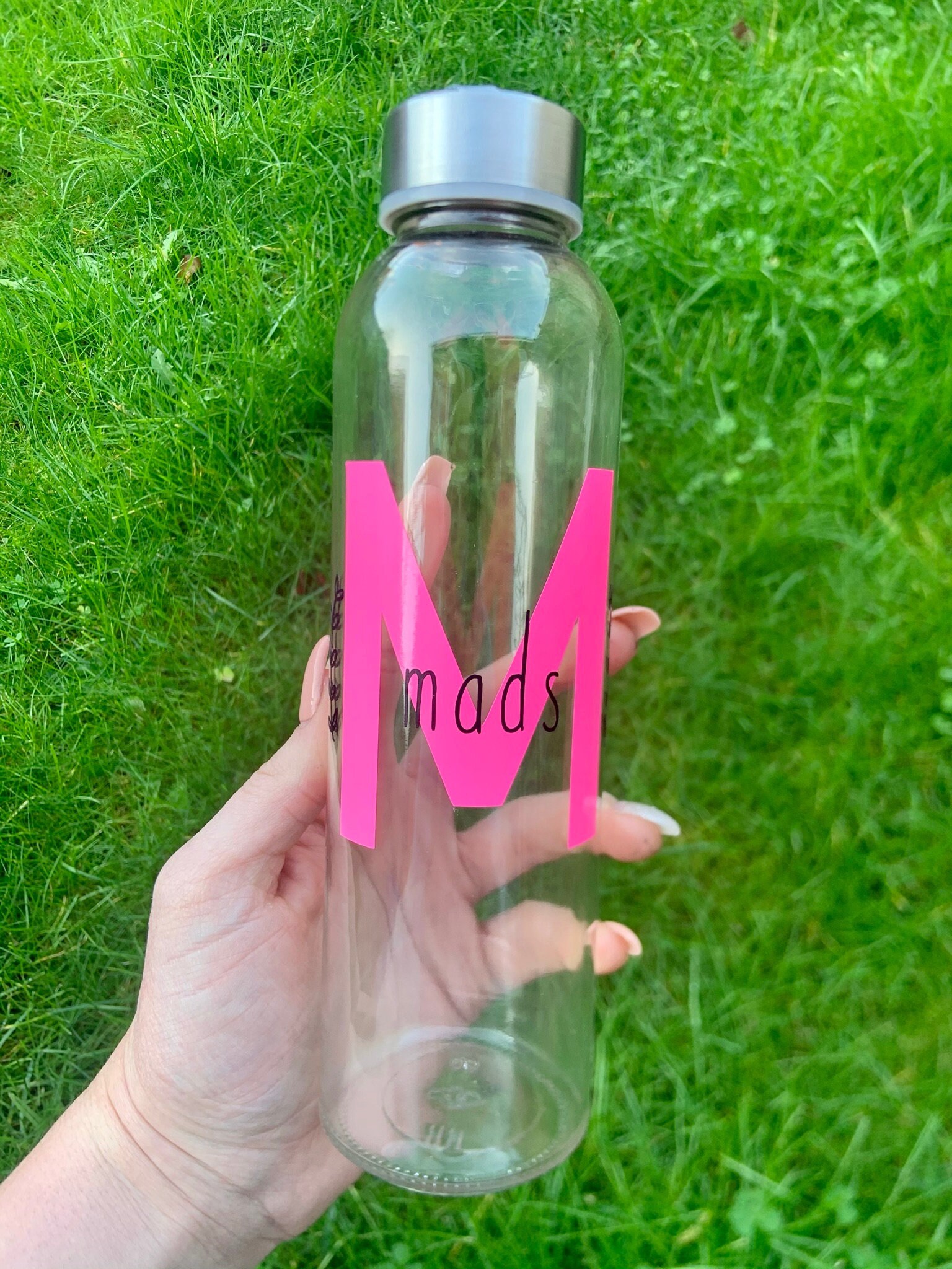 Personalised initial and name water bottle Etsy