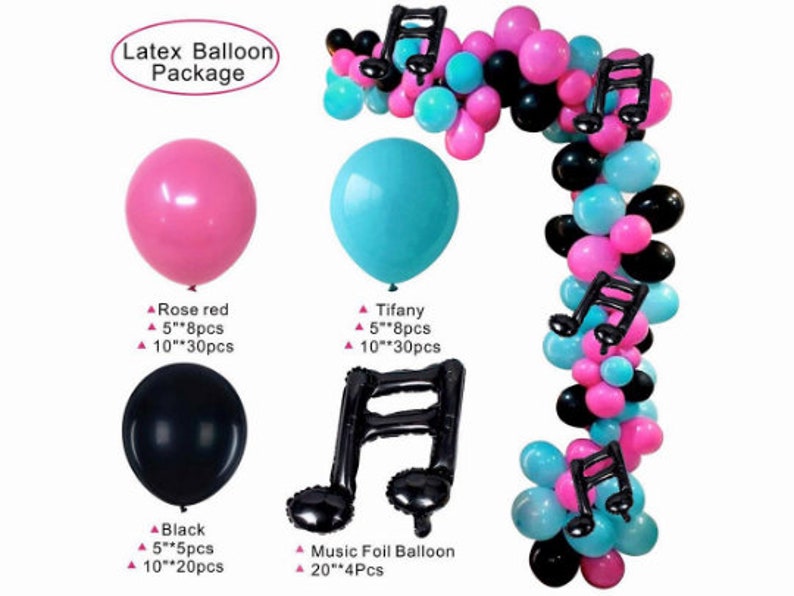 TIK Tok Balloon Garland Arch Kit Party Decorations 105pcs Etsy