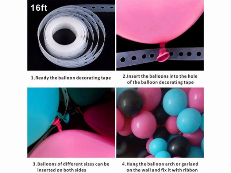 TIK Tok Balloon Garland Arch Kit Party Decorations 105pcs Etsy