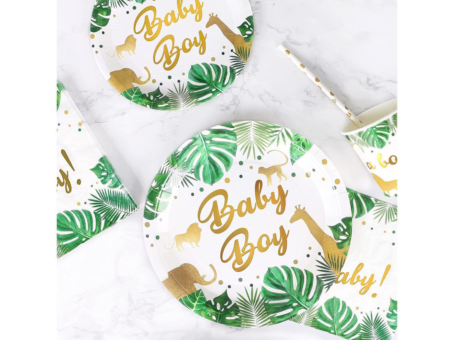 Baby Shower Tableware Plates and Napkins Baby Boy Etsy