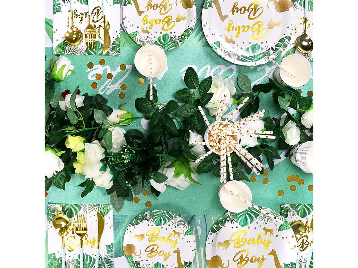 Baby Shower Tableware Plates and Napkins Baby Boy Etsy