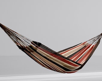 Authentic Yucatan Cotton Black Hammocks: Vibrant Comfort for the Beach and Beyond