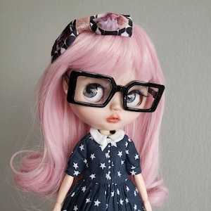Oversized for Blythe Doll, Square Glasses for Blythe, Blythe Doll Sunglasses, Blythe Sunglasses, Blythe Doll Glasses,  Blythe Accessories