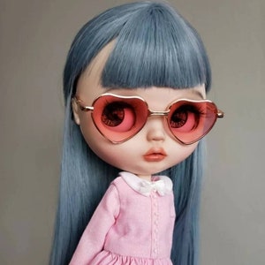 Heart Glasses for Blythe Doll, Glasses for Blythe, Blythe Doll Sunglasses, Cat Glasses, Blythe Doll Glasses, American Girl Doll Glasses