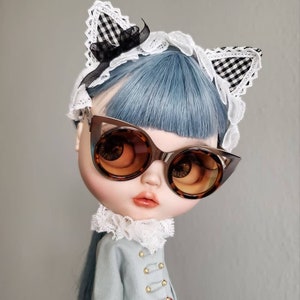 Cat Eye Glasses for Blythe Doll, Glasses for Blythe, Blythe Doll Sunglasses, Animal Glasses, Blythe Doll Glasses, American Girl Doll Glasses