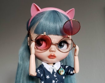 Blythe Doll Glasses, Round Glasses for Blythe, Blythe Doll Sunglasses, Double Lense Blythe Glasses, Blythe Doll Sunglasses, Doll Sunglasses