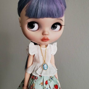 Blythe Puppe Halskette, Miniatur Puppen Halskette, Accessoires für Blythe, OOAK Blythe, Blythe Accessoires, BJD Puppenschmuck, Pullip Accessoires