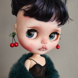 Blythe Puppenohrringe, Ohrringe für Blythe, OOAK Blythe, Pullip Puppe, Regenbogen Hohe Ohrringe, BJD Puppenschmuck, Benutzerdefinierte Blythe Puppe, BJD Puppe