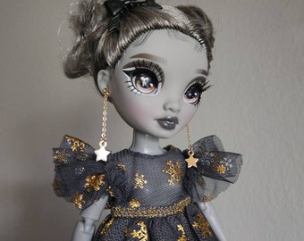 Blythe Earrings, Earrings for Dolls, Doll Earrings, Doll Jewelry, Star Earrings, Pullip Doll, Furby, Rainbow High, Fashion Doll, BJD Doll