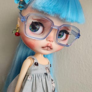 Oversized Frame Glasses for Blythe, 1/6 Glasses, Doll Sunglasses, Blythe Glasses, Blythe Doll Sunglasses, Doll Accessories