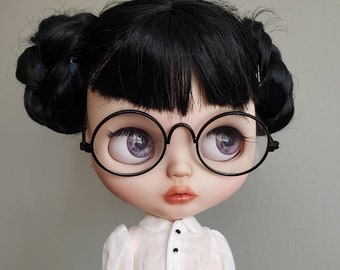 Glasses Para 16 Blythe Doll Negro Claro Glasses Para 16 Blythe Doll Negro Claro