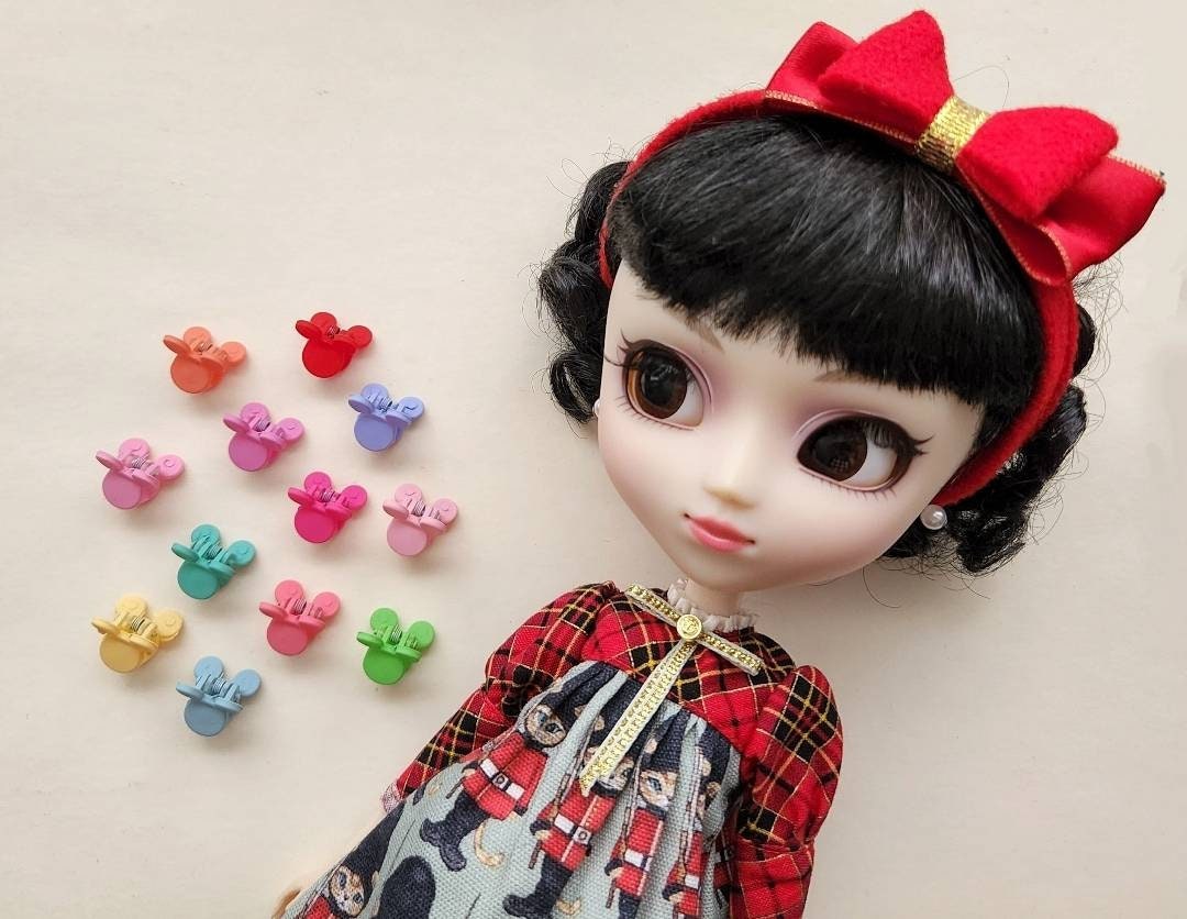 1 Miniature Hair Clip Doll Hair Pin Doll Hair Accessories Etsy
