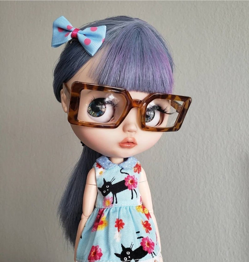 Oversized for Blythe Doll, Square Glasses for Blythe, Blythe Doll Sunglasses, Blythe Sunglasses, Blythe Doll Glasses, Blythe Accessories image 4