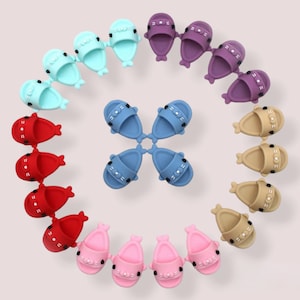 Seal Slippers for Blythe, BJD Slippers, Blythe Shoes, Licca, Azone, Pullip, Blythe, Obitsu, Doll Clothes Accessories