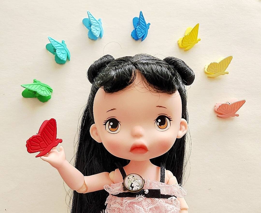 1 Miniature Hair Clip Doll Hair Pin Doll Hair Accessories Etsy