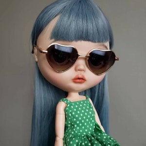 Heart Glasses for Blythe Doll, Glasses for Blythe, Blythe Doll Sunglasses, Cat Glasses, Blythe Doll Glasses, American Girl Doll Glasses