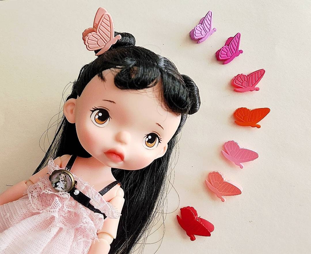1 Miniature Hair Clip Doll Hair Pin Doll Hair Accessories Etsy